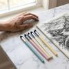 3Pcs Reusable Sponge Pens BPA Free Washable Brushes for Pastel Oil Painting Sketching Kids Use