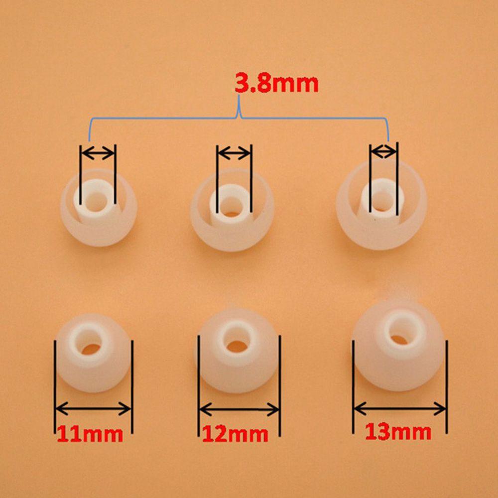 Lightweight 6Pairs Dual Color Silicone Headphone Earbuds Caps Ear Pads Eartip Cover Eartips