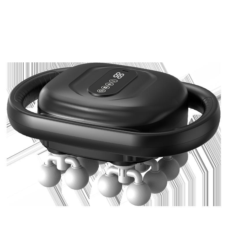 Cross-new 16-Head Professional Fascia Gun: 20-Gear Muscle Relaxation & Red Light Therapy Massager