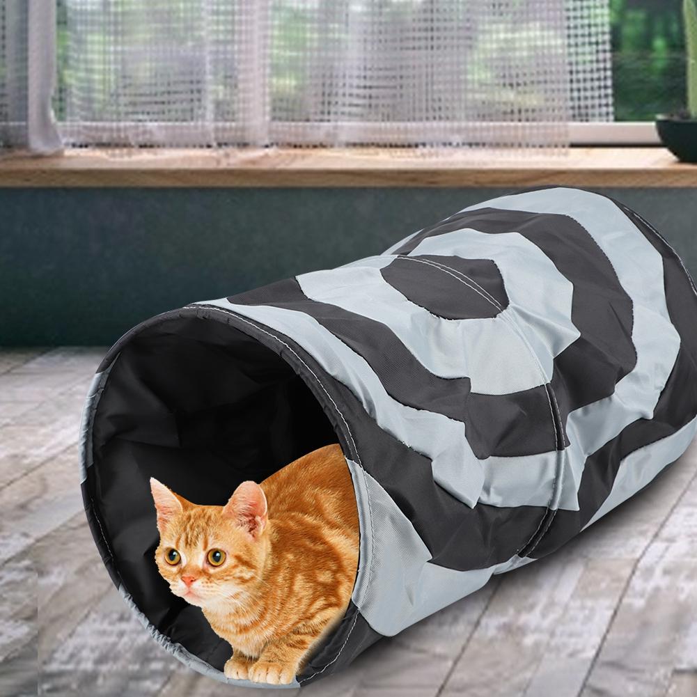 Foldable Polyester Pet Cat Playing Tunnel Indoor Outdoor Training Toy for Pets Kitten