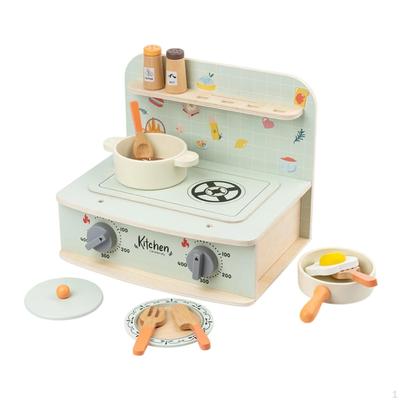 Miniature Simulation Kitchen Toy Cooking Pan Playset Educational Preschool Pretend Play