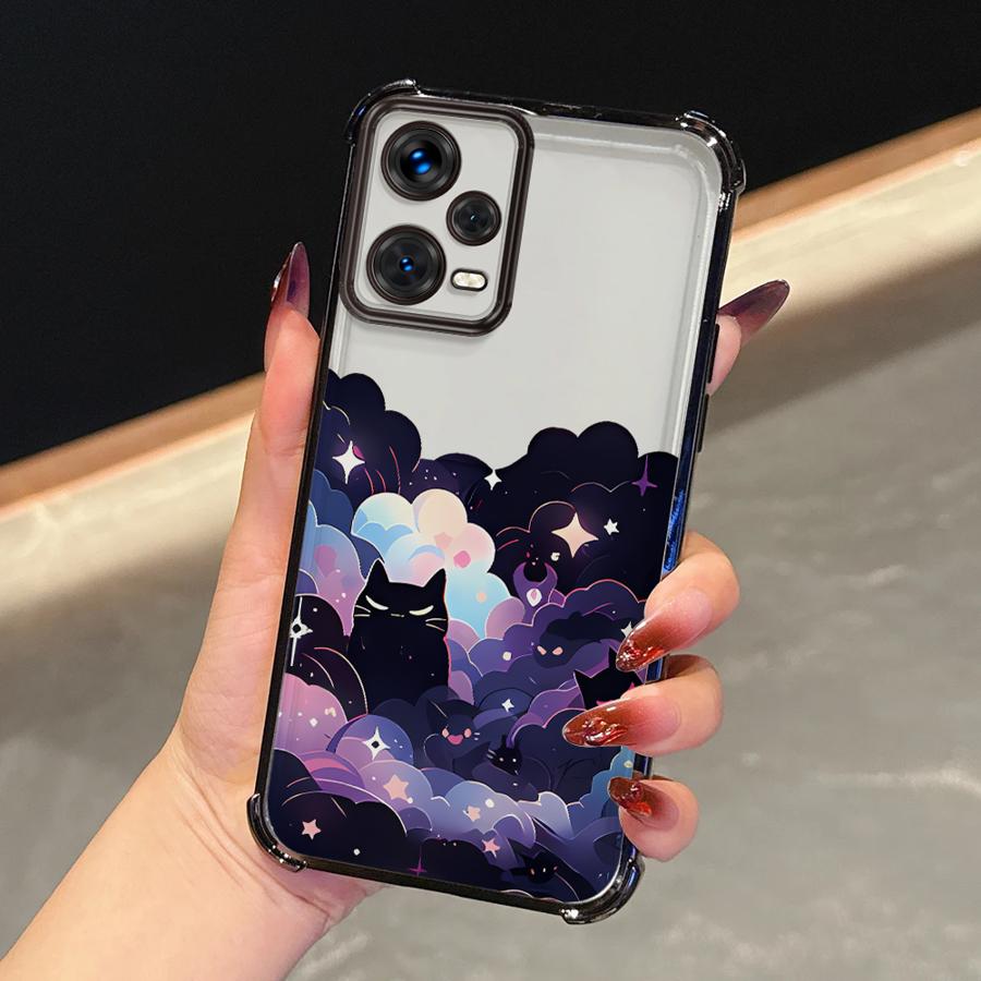 

Чехол Кошка Звездная ночь для Redmi Note 14 Pro Plus 10 Lite 13C 12 Note 13 11s 9 Pro 11 K80 A3 A5 Чехол для телефона Redmi K80