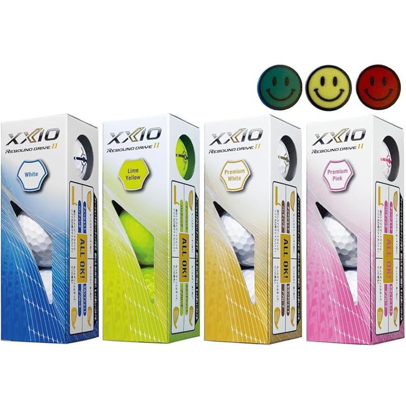 

XXIO rebound Drive 2 XXIO REBOUND DRIVE2 2023 multi color with ball mark (1 dozen)