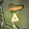 1Pcs Safety Warning Reflective Triangle Sign with Spring Hook Hanging Tag  Night Cycling Riding