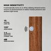 Motion Sensor LED Night Light Magnetic Portable Rechargeable Wall Lamp Indoor Small Djustable Cool and Warm Color Temperature