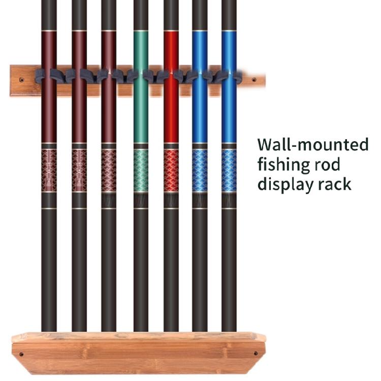 Fishing Rod Racks for Garage Wall Stand Vertical Fishing Rod Storage Holder Fishing Gear Organizers Fishing Poles Rack