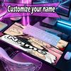 Personalizowana podkładka pod mysz z motywem Jujutsu Kaisen z imieniem, Mata na biurko do laptopa PC, Dekoracyjna mata na biurko do domu, Podkładka pod klawiaturę, Prezent