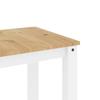 4 Piece Dining Set PANAMA White Solid Pine Wood