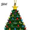 Decorative Wall Ornaments 250 Anniversary USA Christmas Tree Ornament 1776-2026 2D Acrylic Customized Gifts Years America Hanging Decoration