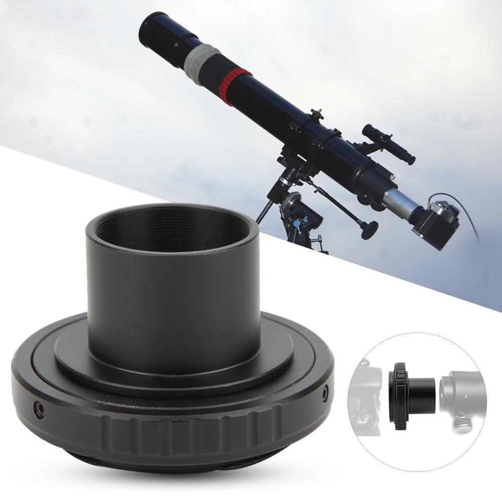 1.25 Inch T Mount Ring M42*0.75 Astronomical Telescope Adapter for Nikon Canon Sony Minolta Pentax Olympus SLR Camera(PK )