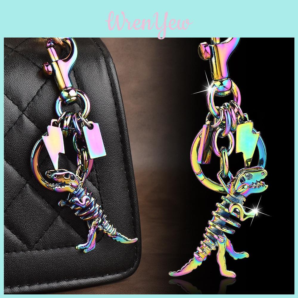 Dinosaurier Schlüsselanhänger Skelett Metall Anhänger Tasche Anhänger Für Kreativen Stil