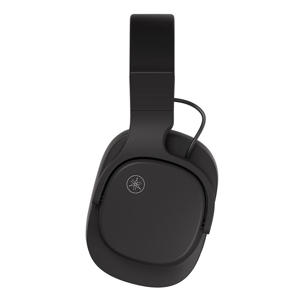 Yamaha YH-L500A(B) Wireless Headphones Gaming Mode, Listening Care, Multi-Point Connection, and Wired Connection Support, Black