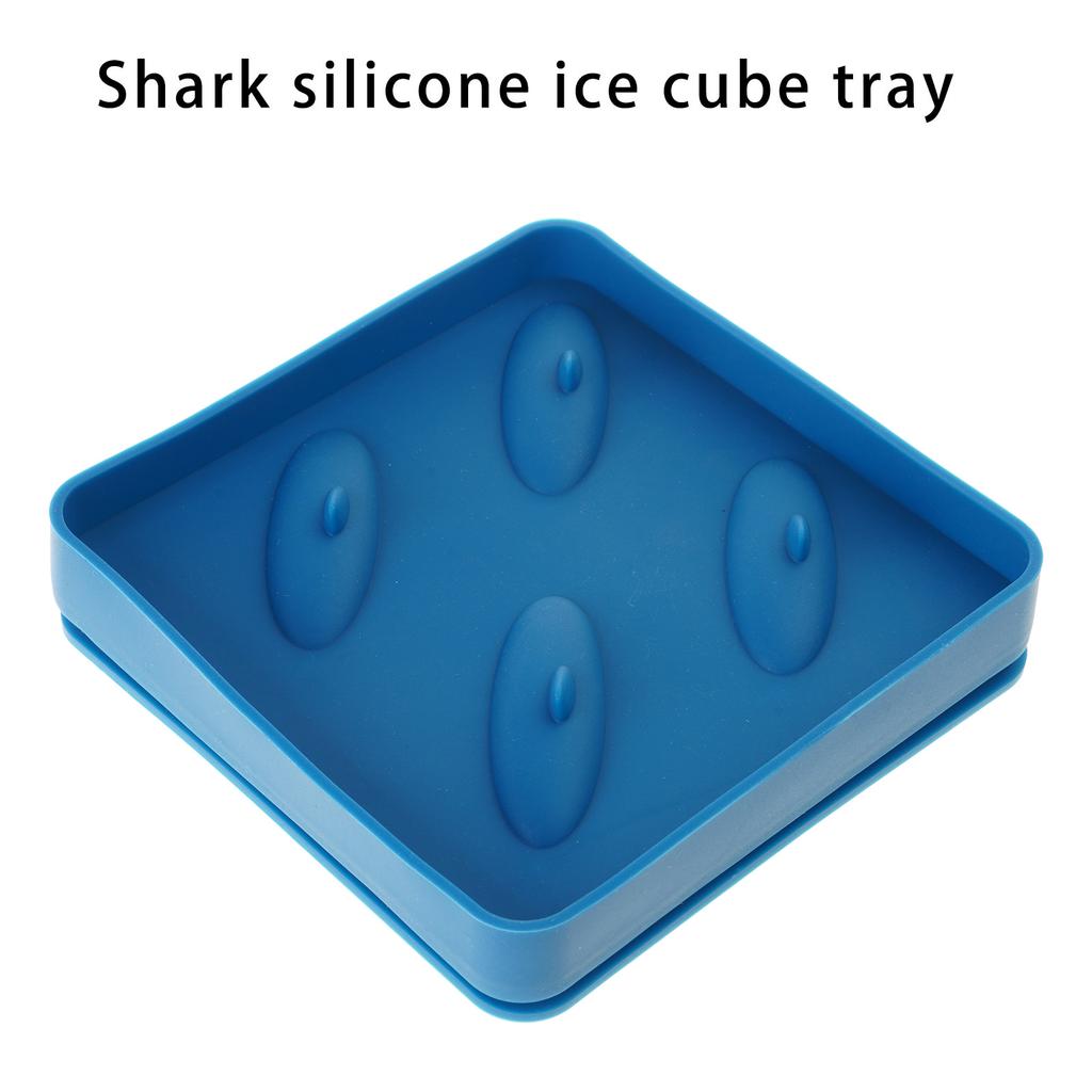 Unique Shark Shape Ice Tray Easily Release Ice Making Tool Molds Food Grade Silicone Ice Maker Mold Easy To Clean
