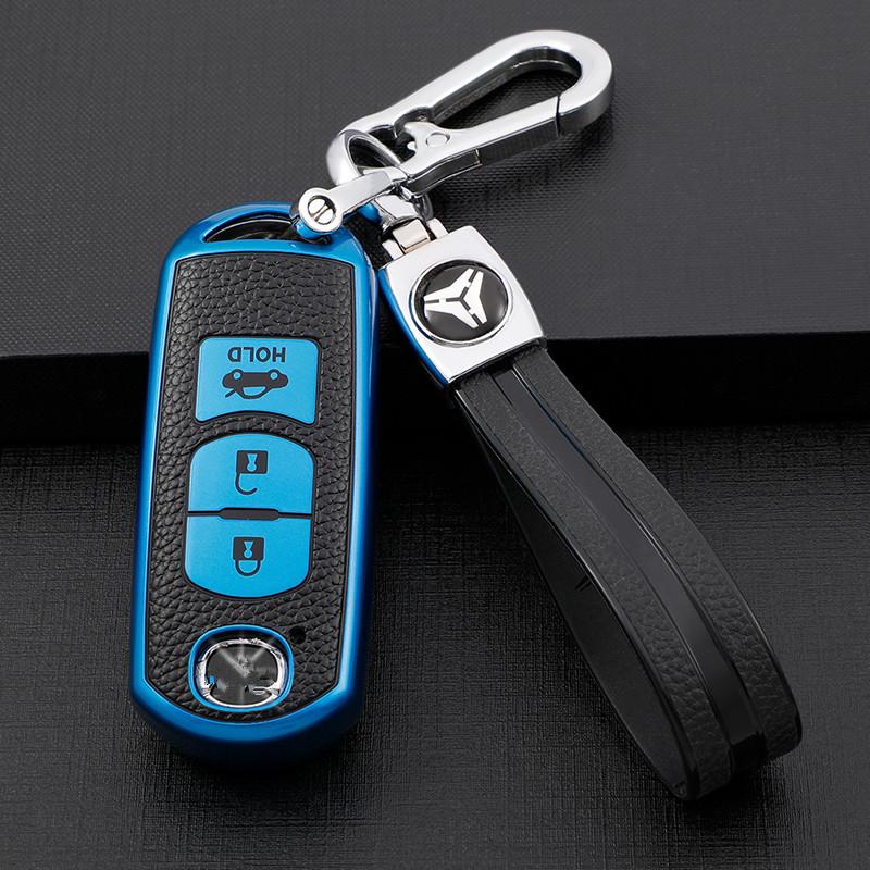 Color My Life TPU Car Key Holder Protection Cover Key Case for Mazda 3 6 Axela CX-3 CX3 CX-5 CX5