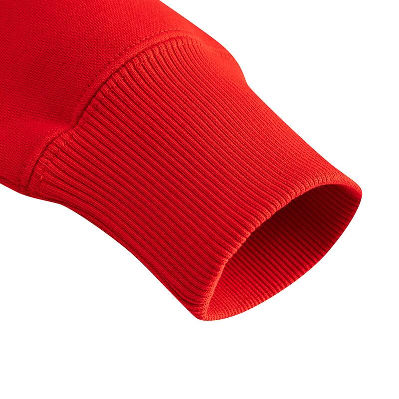 Anta Good Things Happen 2026 Casual Sports Crew Neck Long Sleeve Pullover Sweatshirt Men sweatshirt Deep-Red 152618706N-4