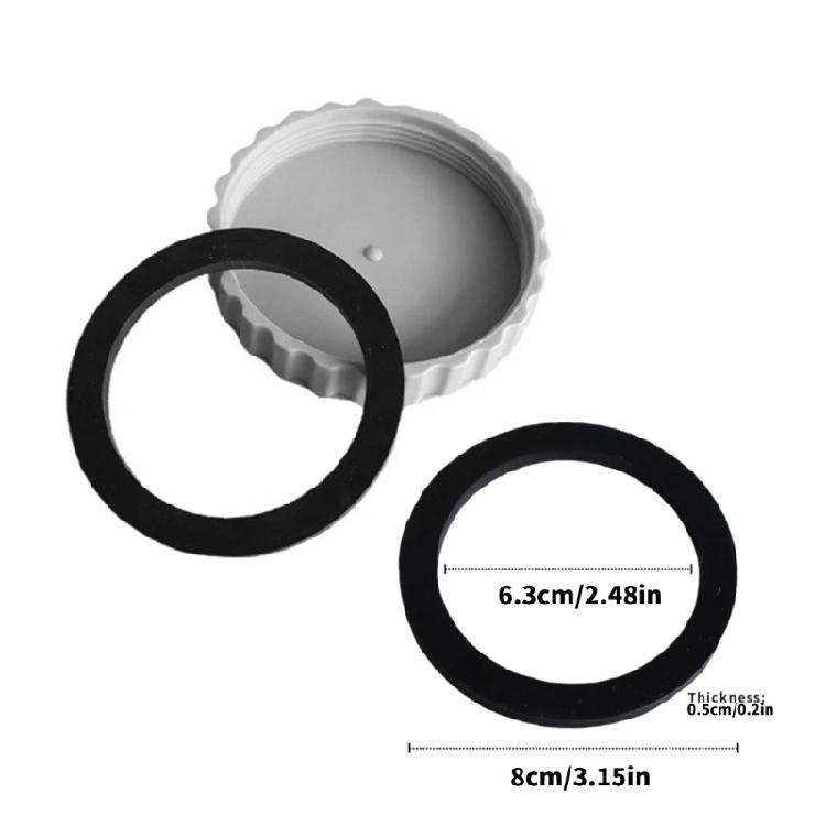 2Pcs Ground Swimming Pool Repair Kits Leak Proof and Effective Winter Seal Set Pool Inlet Pool Maintenance Accessories