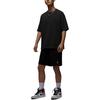 Jordan Übergroßes T-Shirt Herren Grau Schwarz IH0833-045