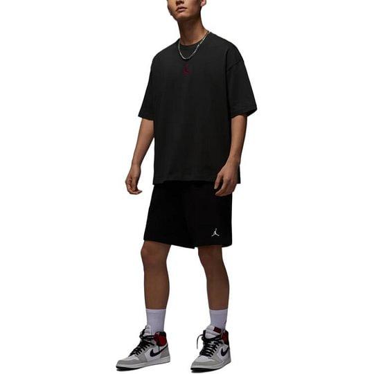 Jordan Übergroßes T-Shirt Herren Grau Schwarz IH0833-045