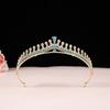 Bridal Crown Tiara Korean Princess Birthday Crystal Crown 18-year-old Adult Gift Female Anchor Hair Accessories