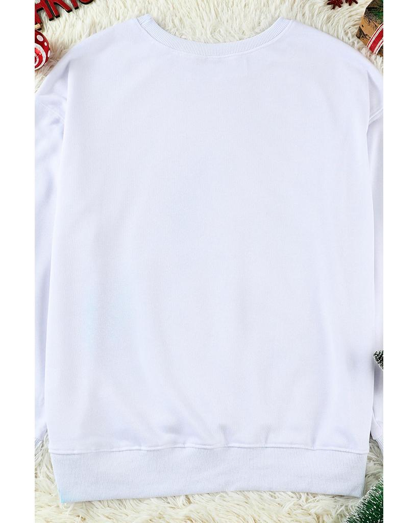 Azura Exchange Leopard Snowflake Pullover Sweatshirt