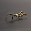 Vintage Brass Mantis Flowerpot - Decorative Craft Accessory for Tea Pets And Collectors