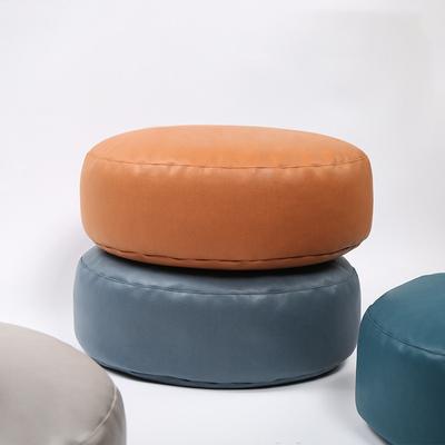 Japanese Style Lazy Sofa Faux Leather Waterproof Futon Meditation Seat Cushion Floor Tatami Mat Bay Window Balcony Stuffed Pouf