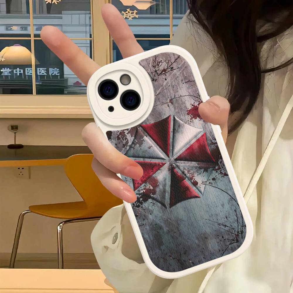 R-Resident Evil Games Phone Case For IPhone 16 15 14 13 12 11 Pro Max Plus Shockproof Leather Cover