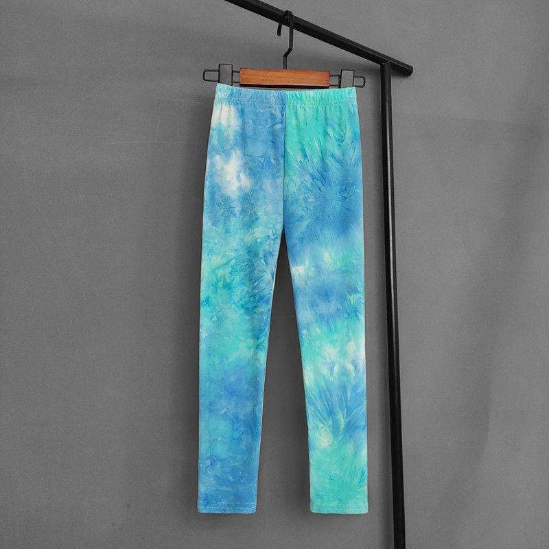 Summer Children's Leggings Are Fashionable Colorful Versatile Slim Fit Pants for Girls Comfortable and Elastic Pants