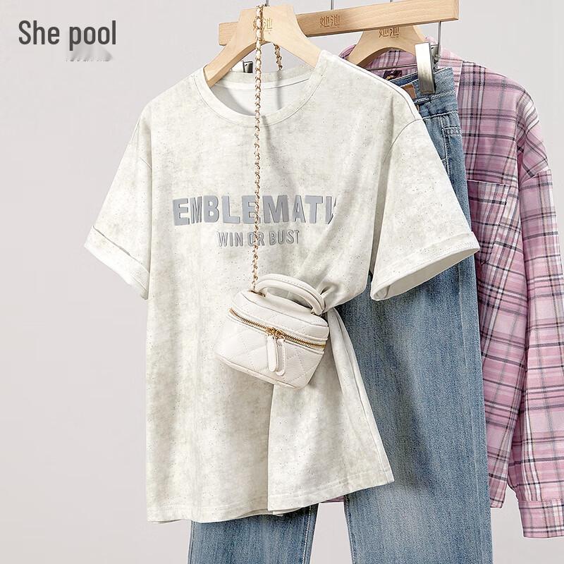 Women s Loose Fit Printed Short Sleeve T-Shirt S