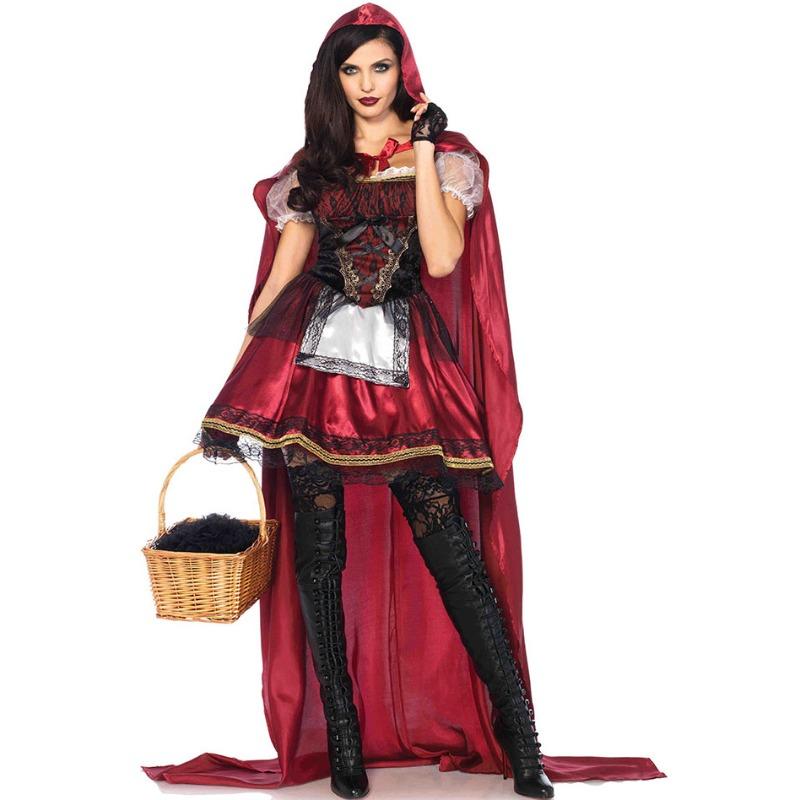 Adult Halloween Cape Little Red Riding Hood Show Costumes, Role-playing, Game Uniforms