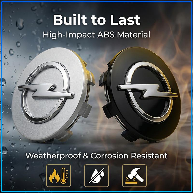 For Opel Crosa D Astra H Insignia Astra J Zafira B Mokkaastra Vivaro Astra G 4Pcs 56mm Car Wheel Center Caps Hub Cap Covers Emblem