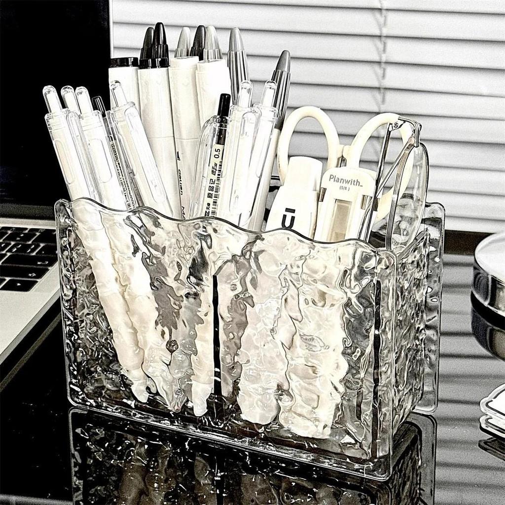 Luxuriöser Acryl-Stifthalter mit großer Kapazität & Schreibtisch-Organizer