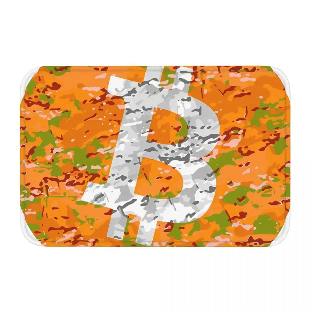

Мультикам Военный Камуфляж «Форель» Нескользящий Коврик Bitcoin Придверный Коврик Коврик для Спальни Коврик для Ванной Декоративный Коврик для Входной Двери 40cmx60cm
