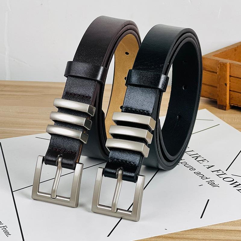 Korean Fashion Slim Belt Versatile Premium Female Pu Simplicity Business