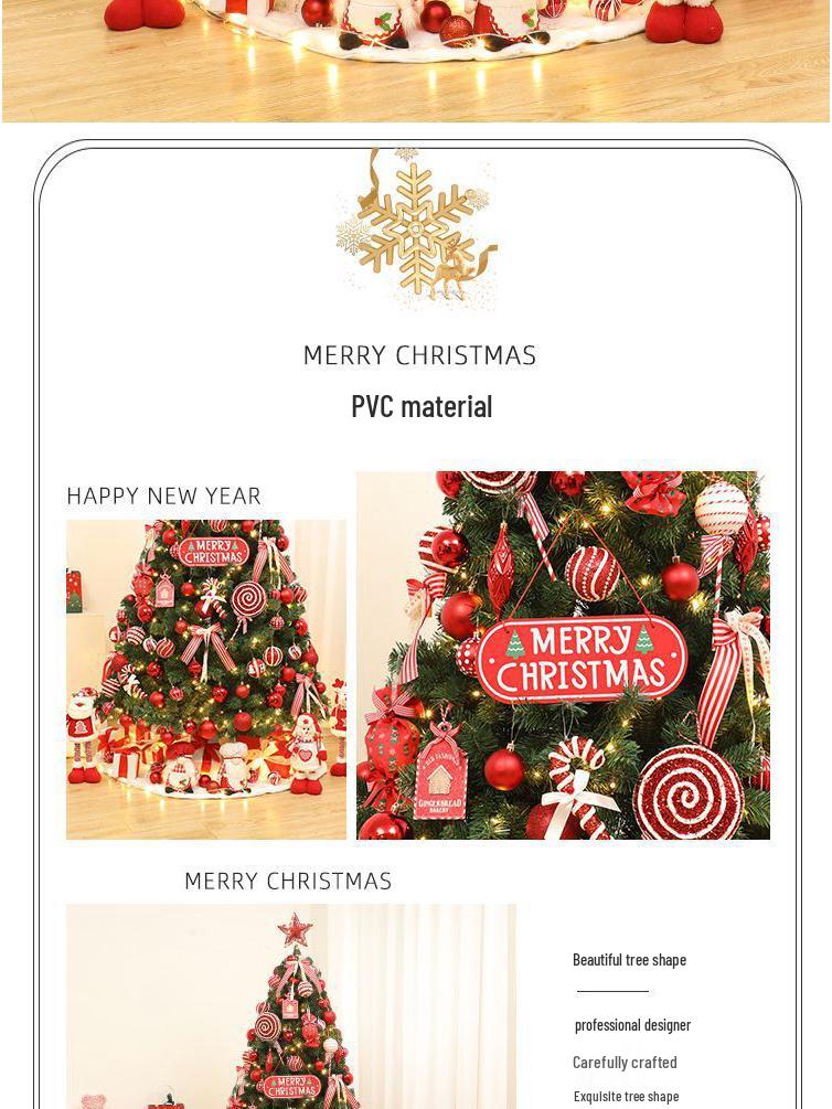 2025 Luxury Christmas Tree Ornament Set for Live Streaming and DIY Decoration
