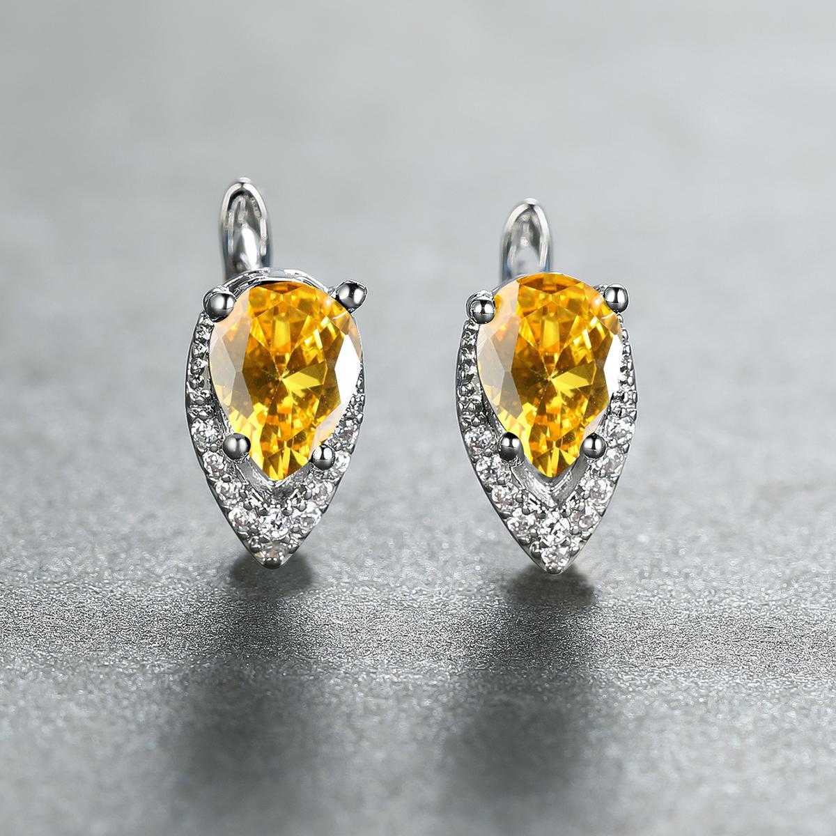 

Новинка 2022 года, серьги с геометрическим каплевидным вырезом и зеленым камнем, темпераментные длинные висячие модные женские серьги серебряный/жёлтый