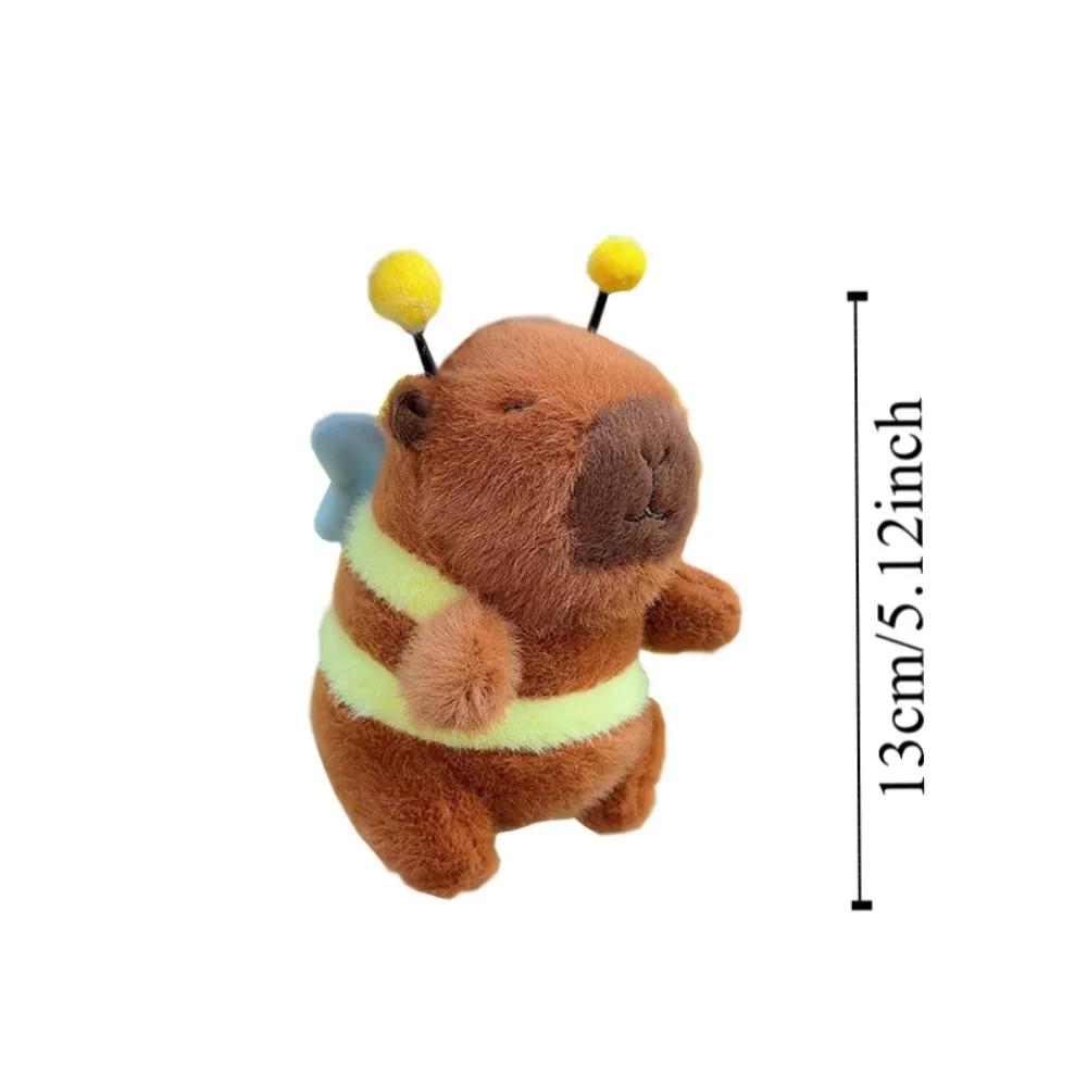 2025 Capibara Shoot Shake Wings Bee Capybara Backpack Capybara Doll Catch Doll Cute Women's Plush Birthday Gift stuffed animals