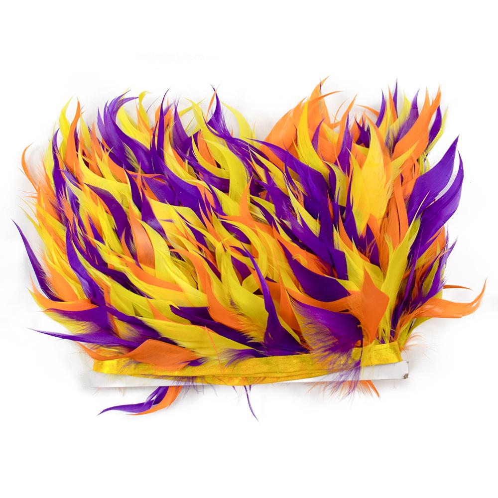 

1Meter Natural Goose Feathers Trim Fringe for Dress Clothing Sewing 8-10CM Crafts Wedding Party Decoration Goose Feather Ribbon 1M