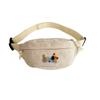 Corduroy Chest Bag Women's Cartoon Sports Waist Bag Crossbody Bag