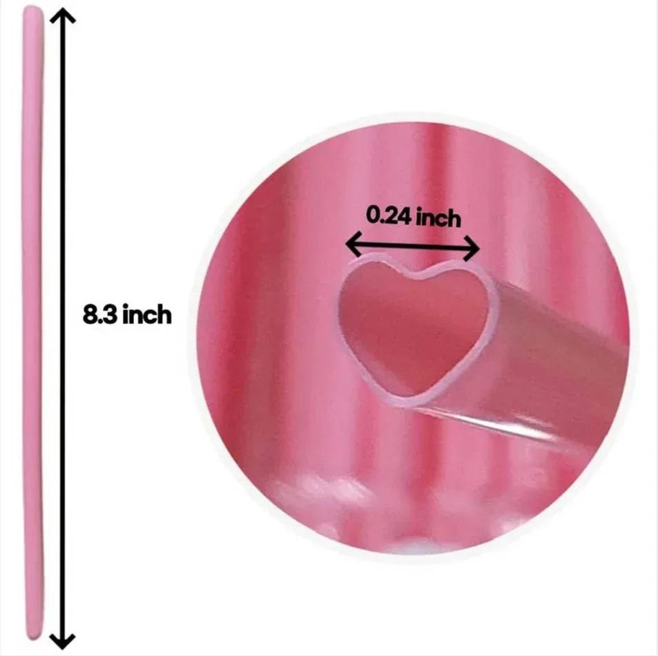 10pcs Pink Heart Disposable Straws Bride Straws Bride To Be Party Supplies Hen Parti Bride To Be Bachelor Party Wedding Supplies