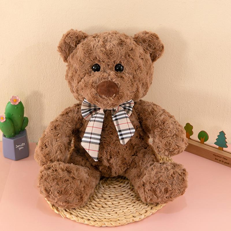 

Свитер Медведь Тедди Плюшевая Игрушка Бабочка Обнимающая Кукла Мягкая Игрушка Украшение Подарки Dark Bow,40cm