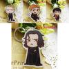 Cartoon Harry Potter Snape Malfoy George Bill Movie Character Pendant Keychain For Gift Giving And Travel Souvenir