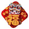 Chinese Style Snake Year Fu Character Door Sticker 3D Door Couplet Ornaments  Celebration Party