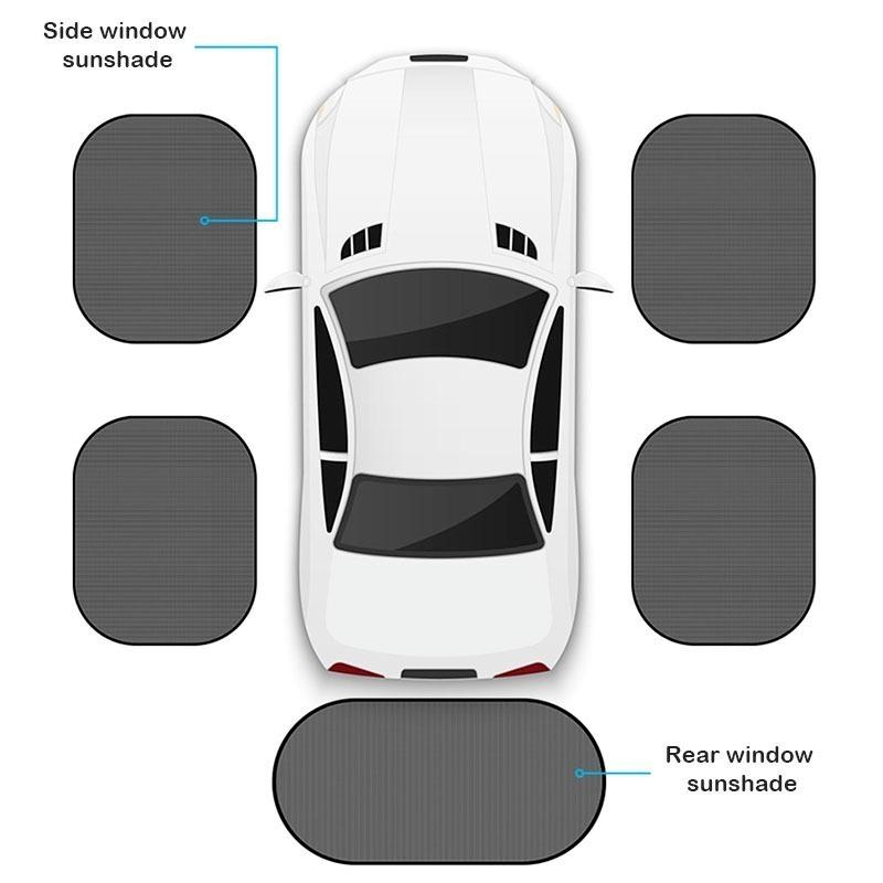 Universal Car Sunshade Covers Folding Windscreen Visor Sun Reflector Auto Side Window Sun Shade Cover Protector Accessories