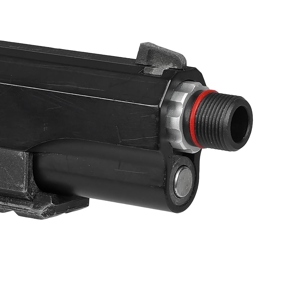 Ryohin Buhin 11mm Male Clockwise Thread To 14mm Male Counterclockwise Thread Conversion Adapter for Outer Barrel Suppressor, Aluminum, Black