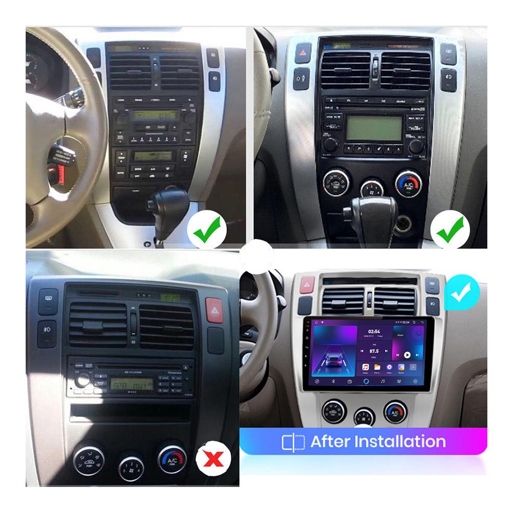 Android Car-Play Car Radio For Hyundai Tucson 2006-2013 Multimedia Player Head Unit Stereo GPS Navigation BT WIFI,2+64GB