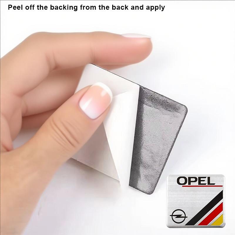 Aluminum car parts stickers can be freely pasted on the car body For Opel Insignia Astra Antara Meriva Zafira H G Corsa