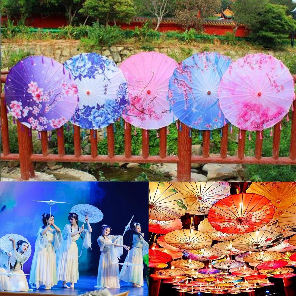 56cm Prop Dance Umbrella Silk Cloth Classical Japan Style Umbrella  Dance Performance