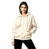 Colorful Loose Fit Zipper Hoodie Sweatshirt