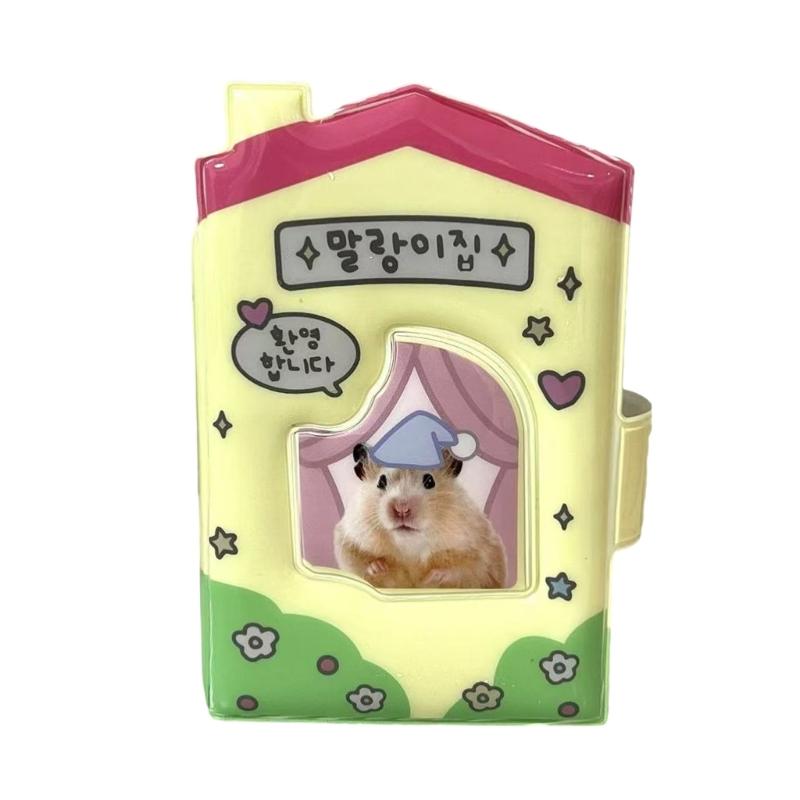 Kpop Photocard Holders Book House Photo Card Holders Portable 3in Photo Album Photocard Album Book Photo Organizers